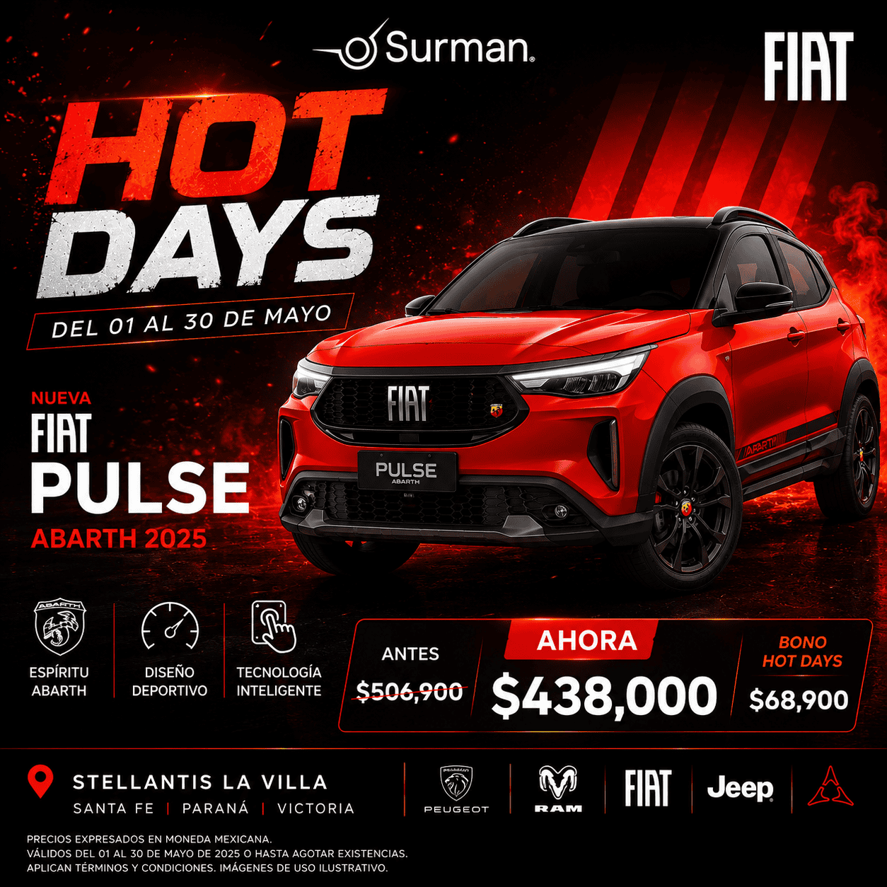 Fiat Pulse Abarth 2025 promoción vigente