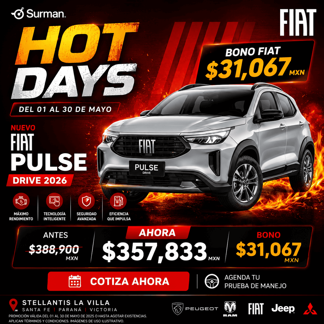 Fiat Pulse Drive 2026 promoción vigente